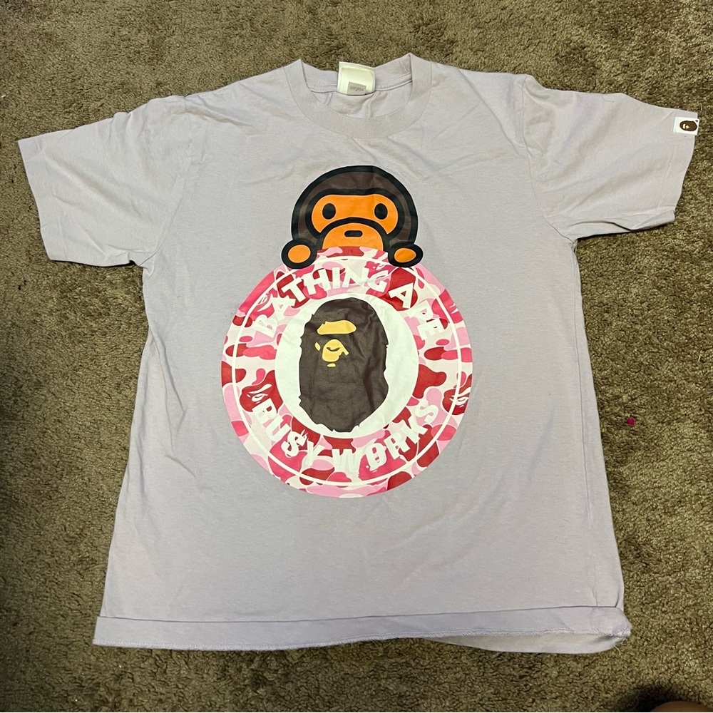 Lavender/Purple Bape Shirt